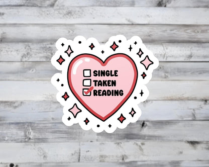 Single Taken Reading Sticker