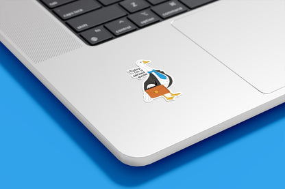 Serious Goose Vinyl Sticker
