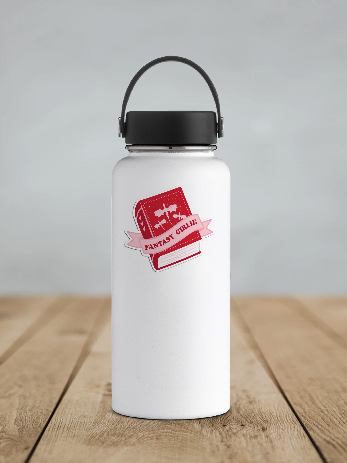 Fantasy Girlie Book Vinyl Sticker