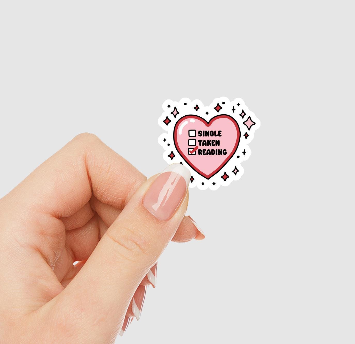 Single Taken Reading Sticker
