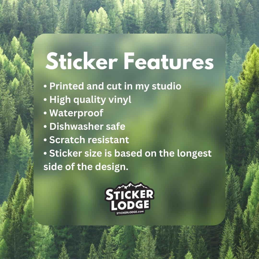 Your Anxiety Is A Lying Hoe Vinyl Sticker