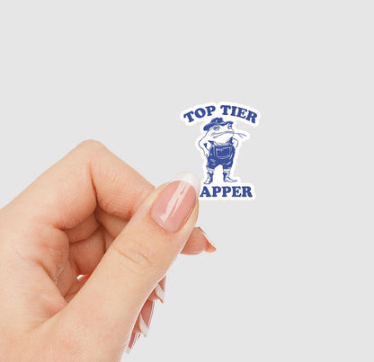 Top Tier Yapper Vinyl Sticker