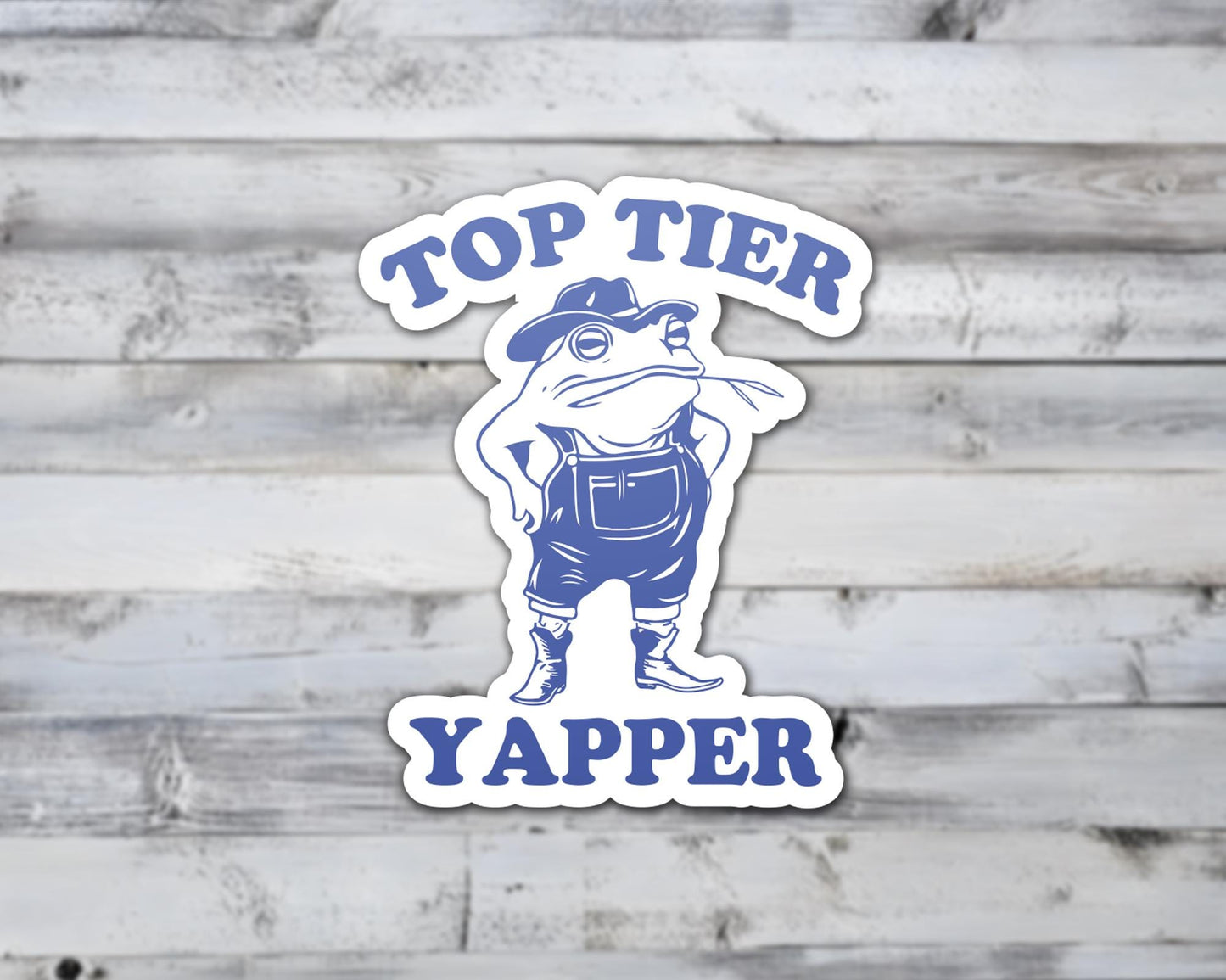 Top Tier Yapper Vinyl Sticker
