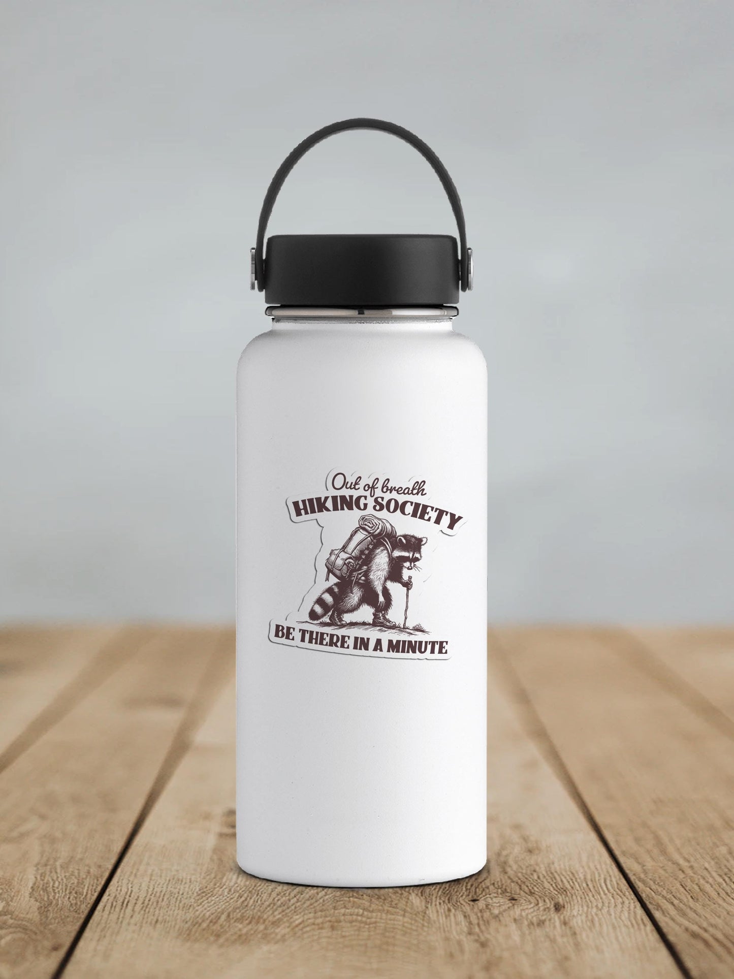 Out of Breath Hiking Society Vinyl Sticker