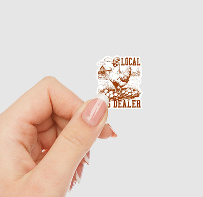 Local Egg Dealer Vinyl Sticker