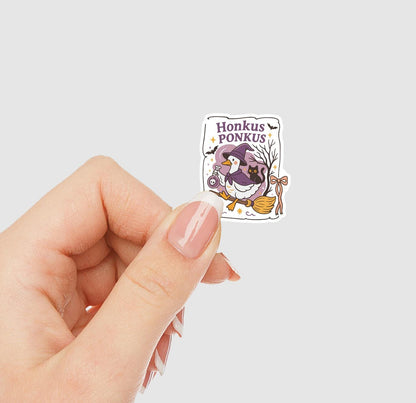 Honkus Ponkus Goose Witch Vinyl Sticker