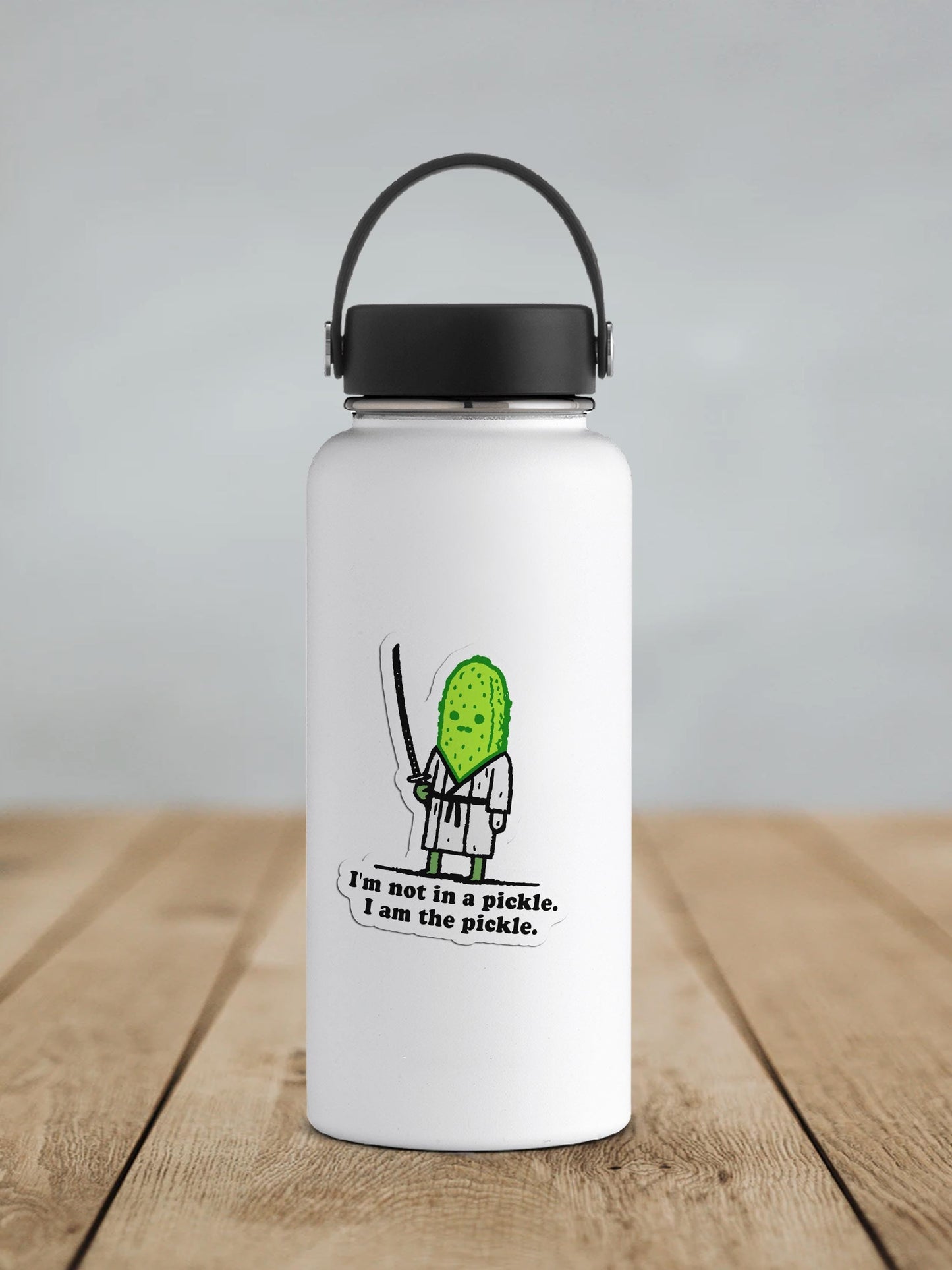 I'm Not In A Pickle, I Am The Pickle Vinyl Sticker