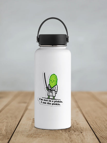 I'm Not In A Pickle, I Am The Pickle Vinyl Sticker