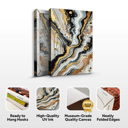 Modern Marble Effect Wall Art