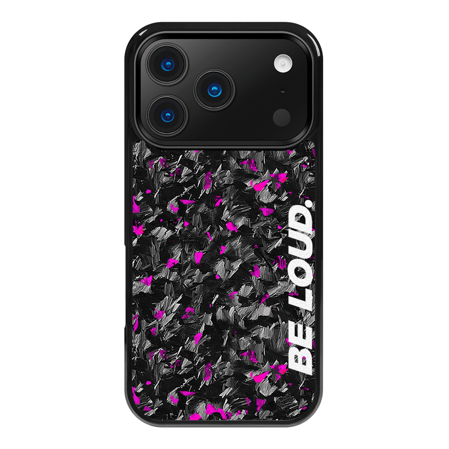 iPhone | Purple Flake Real Forged Carbon Fiber Case | BE LOUD. x SCF