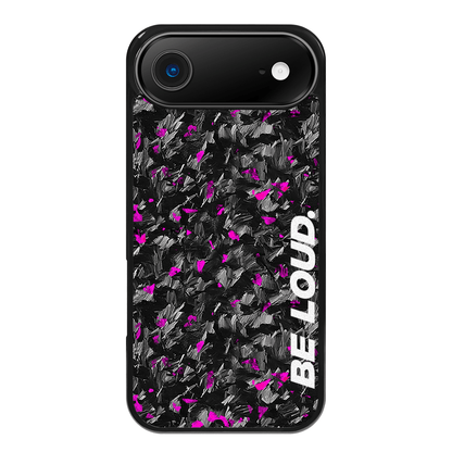 iPhone | Purple Flake Real Forged Carbon Fiber Case | BE LOUD. x SCF