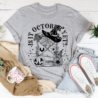 Is It October Yet Pumpkin Tee-0