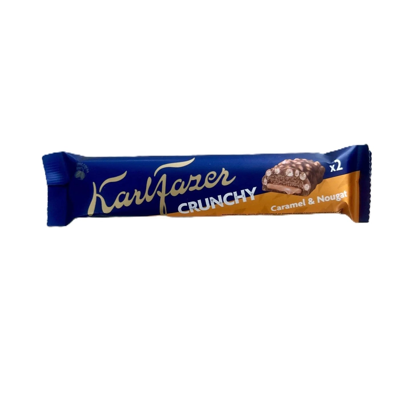 Karl Fazer Crunchy Suklaapatukka – Crunchy Milk Chocolate Bar 55g (Finland)
