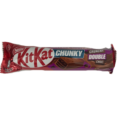 KitKat Chunky Double Chocolate – Extra Chocolate Wafer Bar 42g (UK)