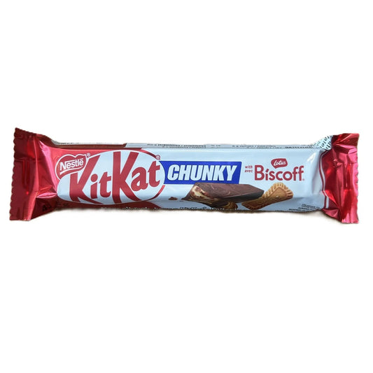 KitKat Chunky with Biscoff – Creamy Milk Chocolate Wafer Bar 42g (Canada)