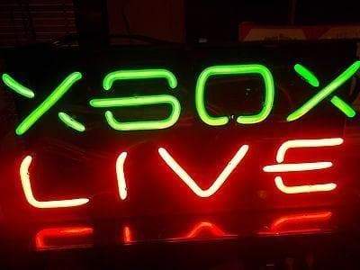 Microsoft Licensed Xbox Live Neon Sign