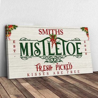 Mistletoe Christmas Sign