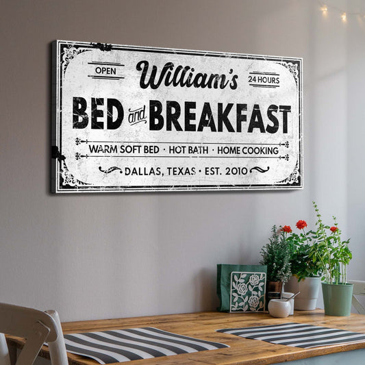 Bed and Breakfast Sign II