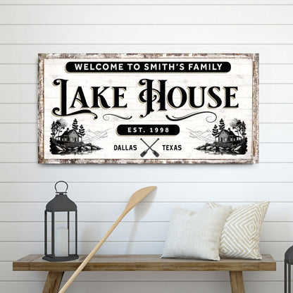 Lake House Sign VIII