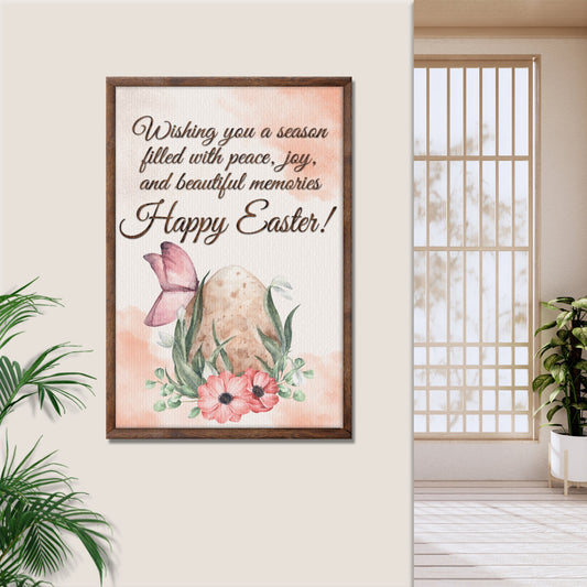 Easter Wishes Sign