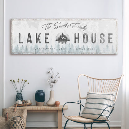 Family Lake House Sign II
