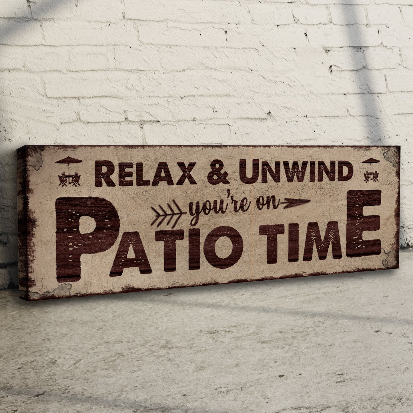 Patio Time Sign