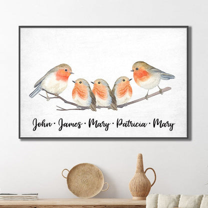 Family Flock of Birds Sign