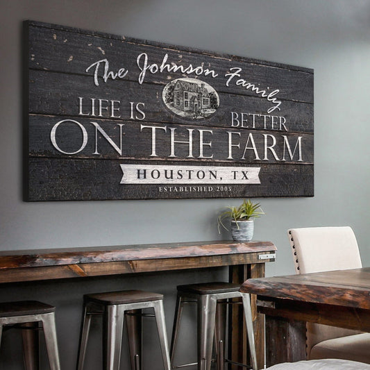 Life Is Better On The Farm Sign V