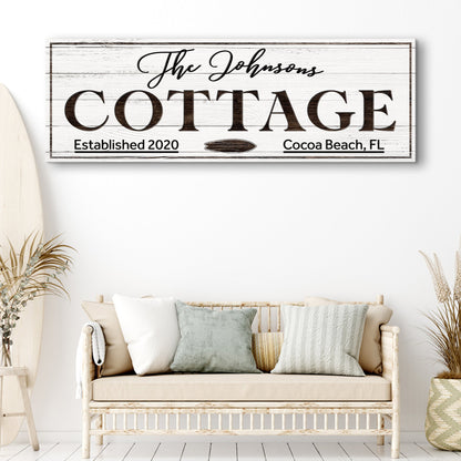 Cottage Beach House Sign