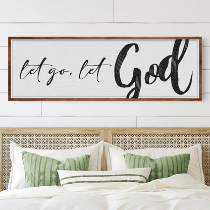 Let Go Let God Faith Sign VI