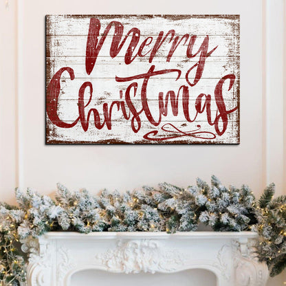 Merry Christmas Sign IX