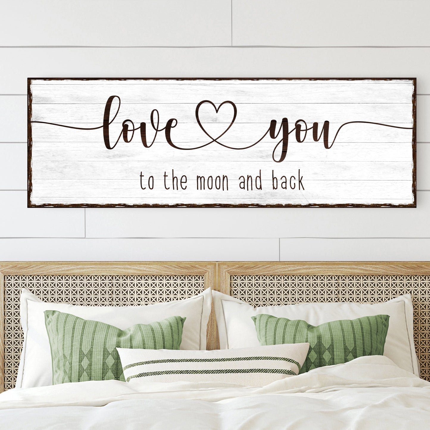 Love You To The Moon And Back Sign III