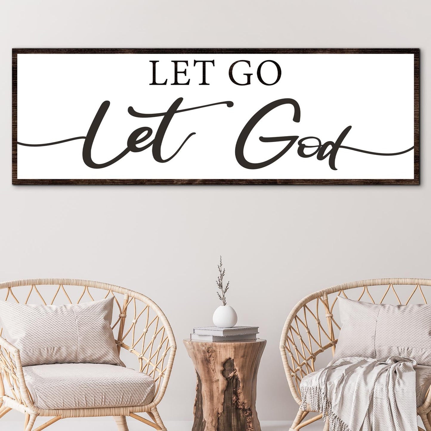 Let Go Let God Faith Sign III