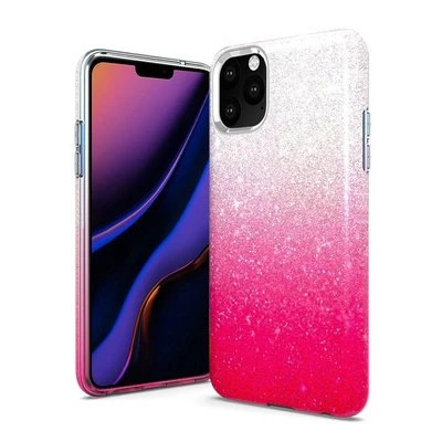 iPhone 11 Pro Two Tone Glitter Hybrid Case