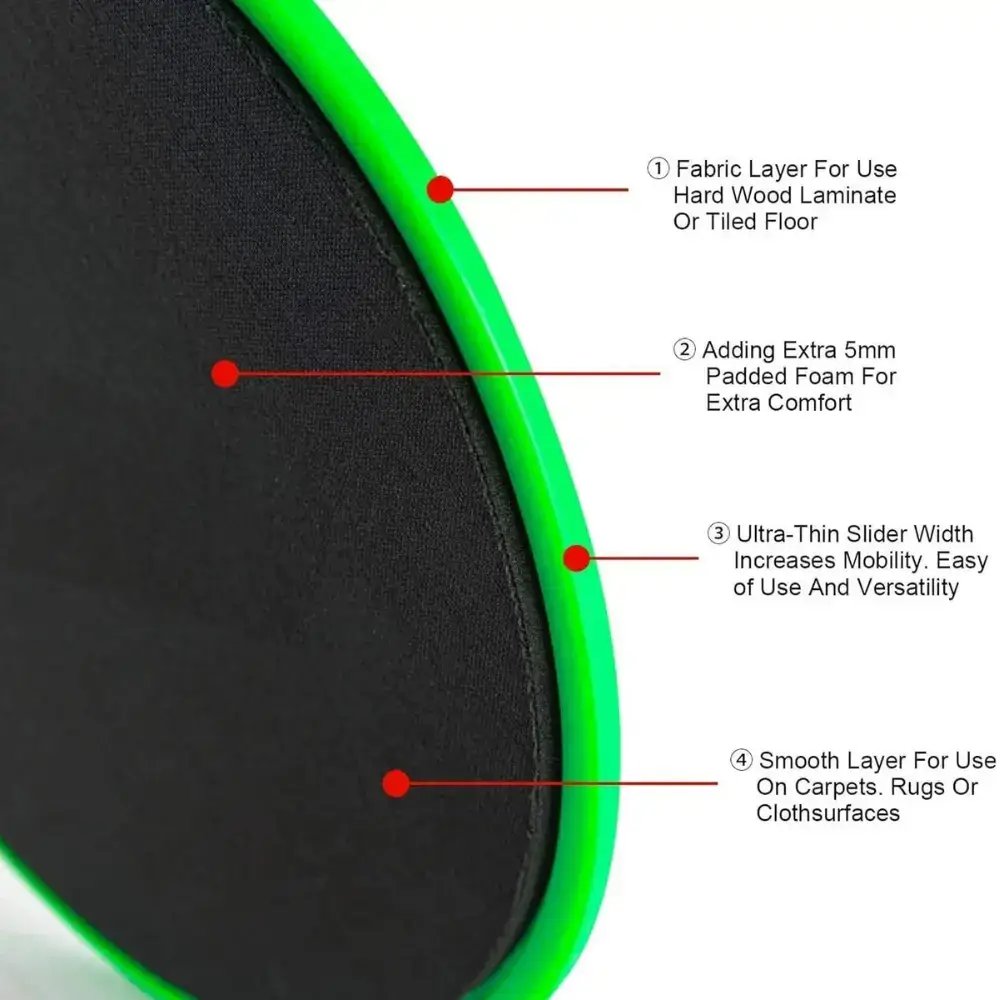 Core Exercise Sliders Set of 2