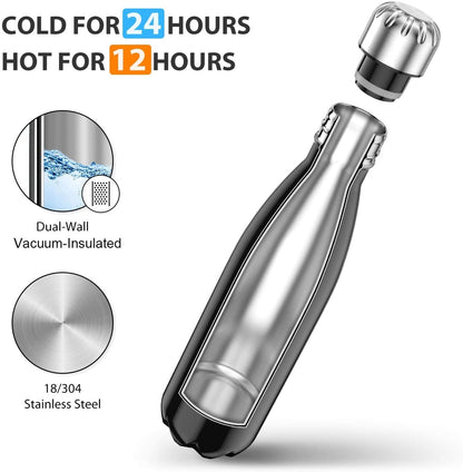 Free Boss 17oz Stainless Steel Water Bottle