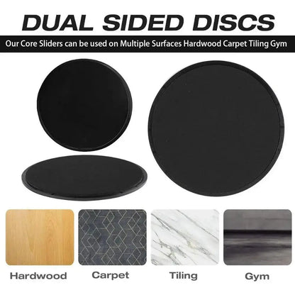 Core Exercise Sliders Set of 2