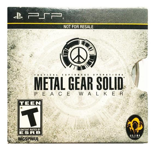 Metal Gear Solid: Peace Walker (Not for Resale) (PSP)