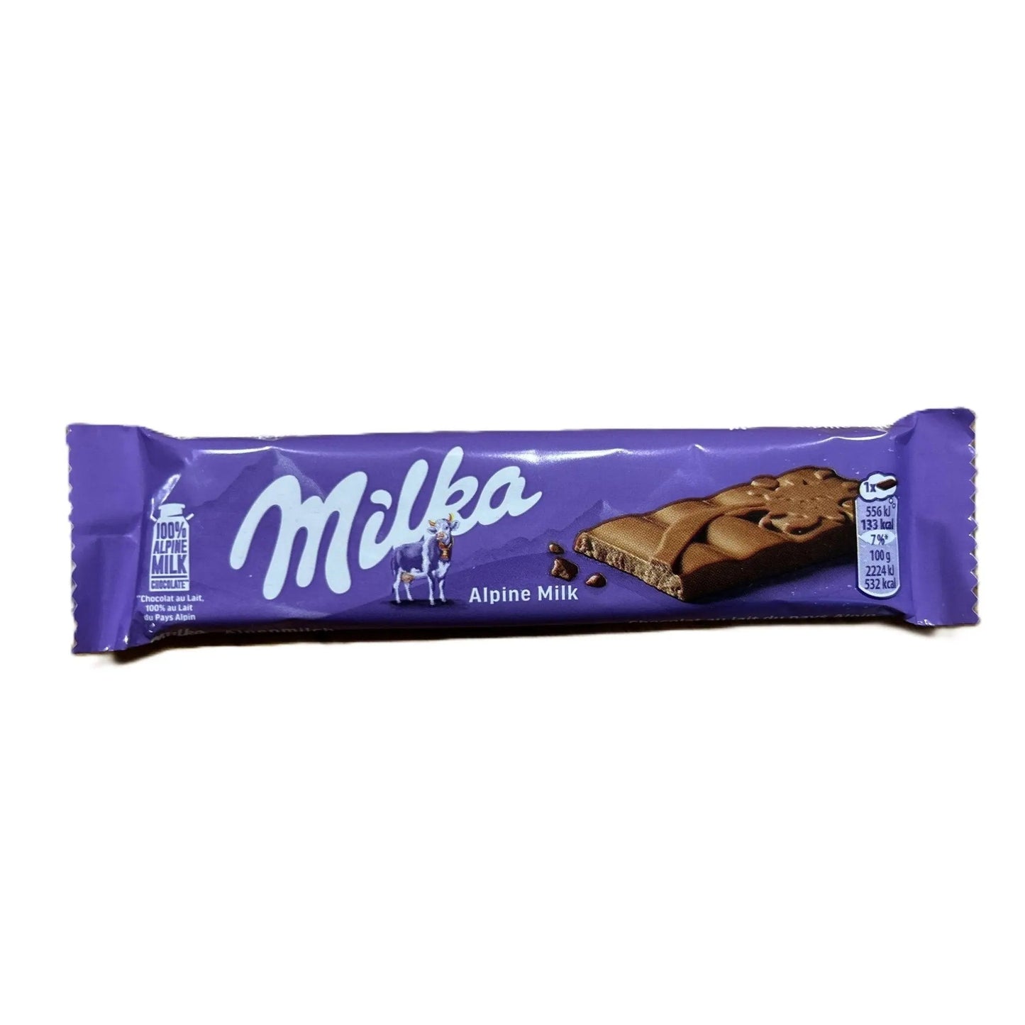 Milka Mini Chocolate Bar – Creamy Alpine Milk Chocolate 30g (France) Best By 19-August-2025