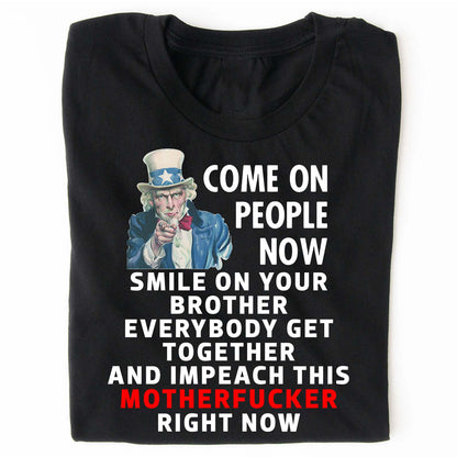 Impeach Trump Now Shirt - 8647 Anti Trump Shirt, FDT Political Dark Shirt For Democrats And Anti MAGA Activists 682211