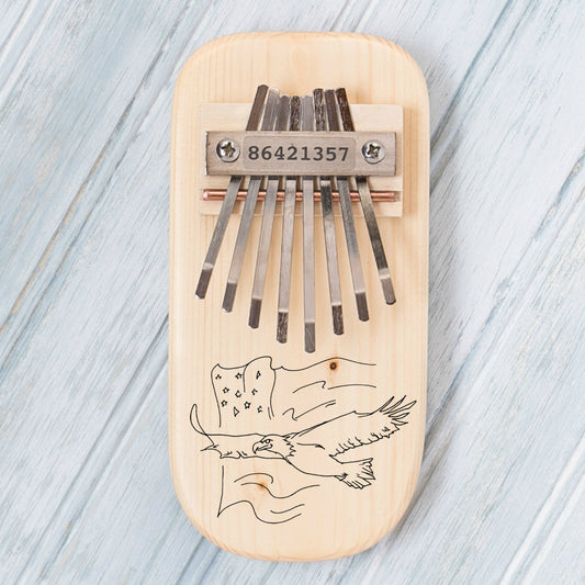 Eagle Engraved Thumb Piano