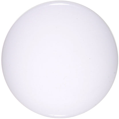 1/2 White Acrylic Saddle Plug Set