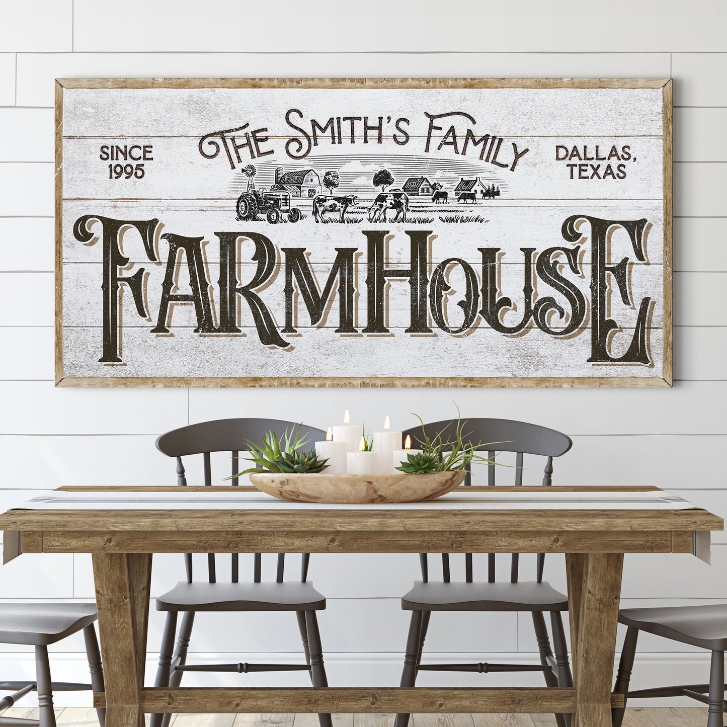 Personalized Farmhouse Sign V