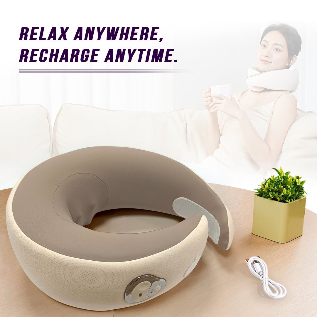Multi-Purpose Neck Massage Pillow w/Warmth