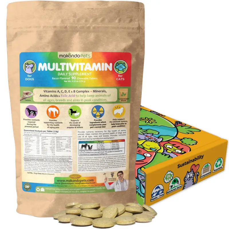 Multivitamin for Dogs & Cats. Prenatal Vitamins