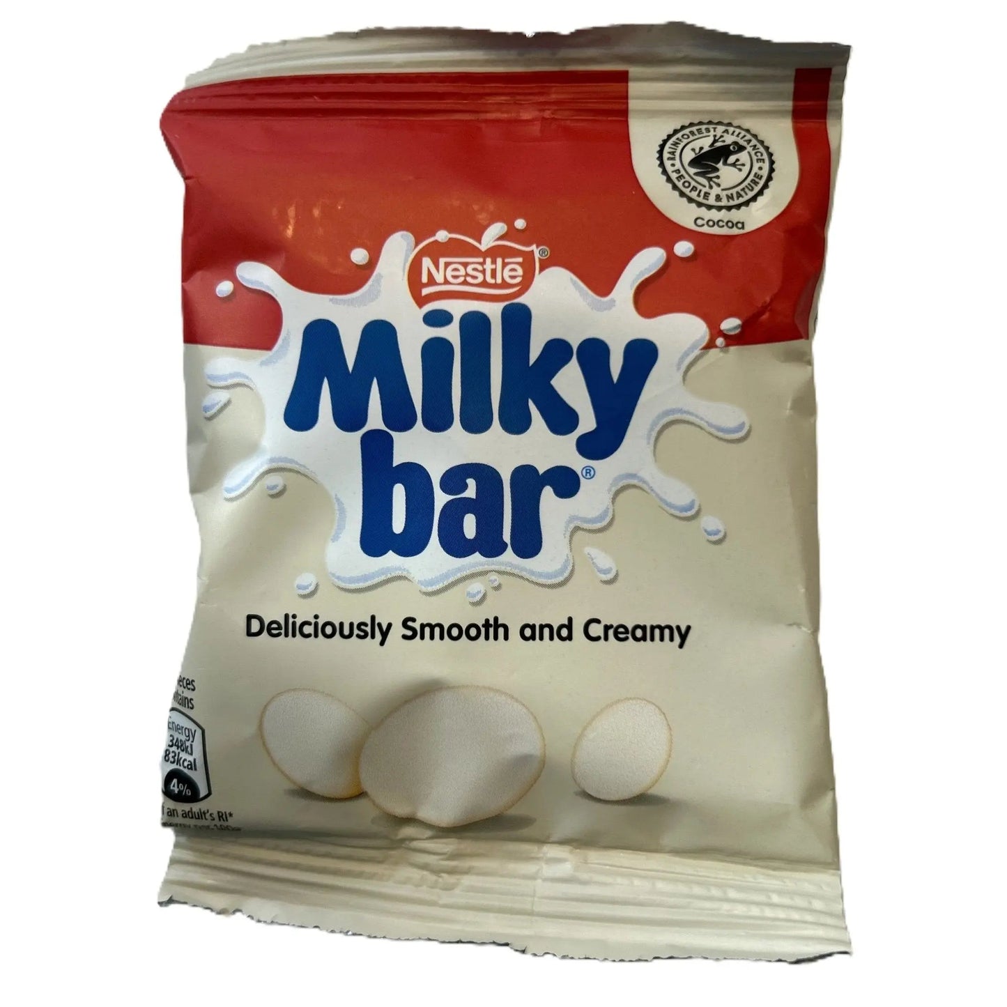 Nestle Milkybar White Chocolate Buttons – Creamy White Chocolate Treats 150g Bag (UK) Best By 31-August-2025
