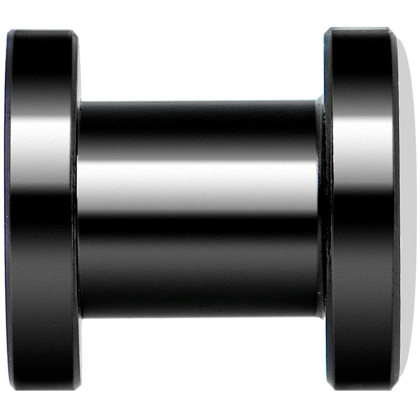 Green Black Skull Black Anodized Screw Fit Plug Set 2G