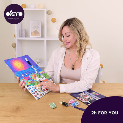 OKTO Air-Dry Clay 3D Painting Kit – #parkguellbarcelona (11.8 x 15.7 in)