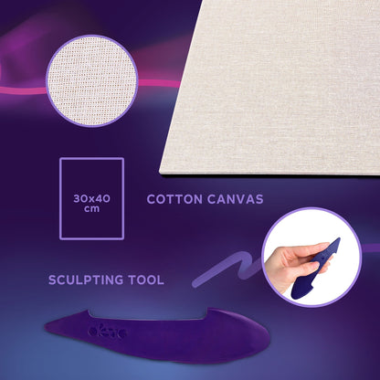 OKTO Air-Dry Clay 3D Painting Kit – #sydneyoperahouse (11.8 x 15.7 in)