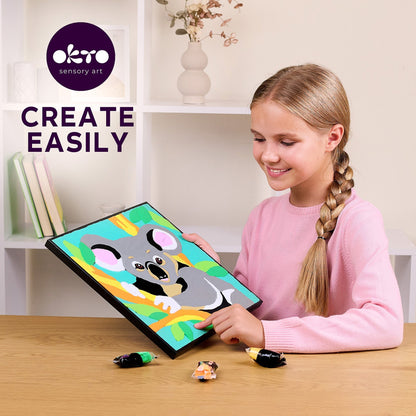 OKTO Clay by Numbers — Koala — (~11.4×11.4 in) — Ages 5+